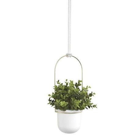 A set of suspended pots for plants TRIFLORA, White LATUN, 3 pcs.-2