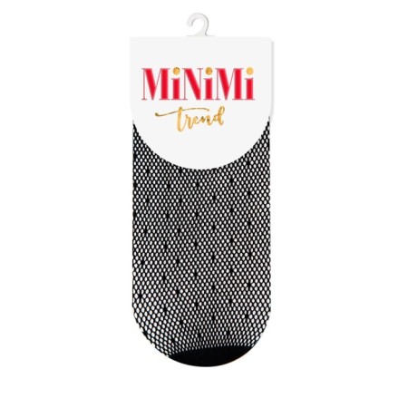 Women's socks Minimi Rete Pois, single size, Nero color