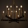 Barry chandelier 12x40W E14 Brass 65x65x50 cm Bayerlux