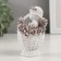 Polystone souvenir "Angel in the basket of roses" Coffee wreath 7x6x10 cm