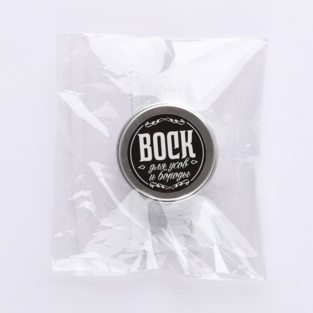 Wax for mustaches and beards, mix, 20 ml-8