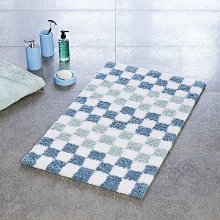 Grand Prix bathroom mat, blue/blue color 55x50 cm-1