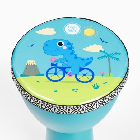 Dinosaurus drum jambe, 21.5 x 40 cm, blue-1