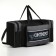 Sports bag with lightning, 3 outer pockets, black/gray color