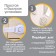 A set of locks for doors and boxes, fabric, universal, 18 cm, 4 pcs., White color, crumb I