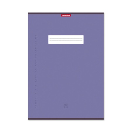 A4 notebook, 96 sheets in the Erichkrause Unicolor Bright, cover coated cardboard, offset unit, whiteness 100%, mix-1