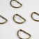 Semi -ring for bags, d = 20 mm, thickness - 2 mm, antique color