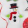 Set for creativity - Create a Christmas tree decoration from felt "Snowman in a red scarf"