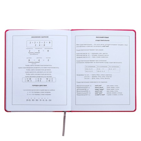 Universal Diary Grade 1-11, 48 sheets "Hare", a solid cover of artificial leather, silkography, OFSET block-14