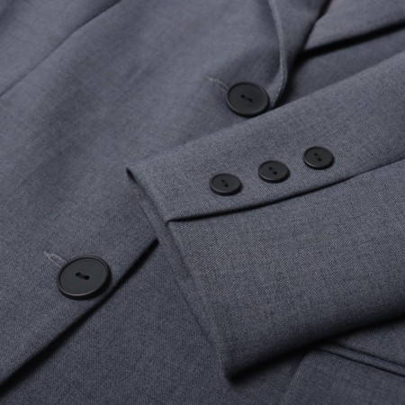 Women's jacket with buttons on the back MIST, R.L-XL, graphite-6