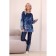 Female costume, size 44, blue color