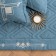 Cover with pillowcases "Bridget", size 230x250 cm, blue color