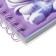 Notebook Gift Book on the crest 80l, line, color block, PVC cover 3D Bear (10x10.5cm) 10539