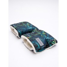 Clus on the handle of the stroller Snowy Travel, the color of the tropics/black