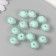 Beads for creativity plastic "pistachi" glossy set 30 g d = 1.6 cm