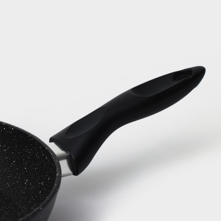 Alena pan, d = 20 cm, plastic handle, anti -stick coating, black color-3
