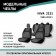 Autorekhly for Lada Niva 2131, 1993-2019, additional lateral support, Black/Gray jacquard 10