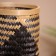 Basket with a covered lid, from bamboo 20x20x42 cm