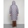 Coat insulated winter female, size 54, color gray