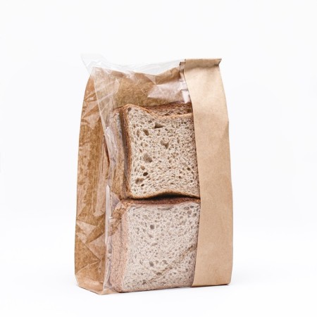 Crafts package, V-shaped bottom, with a longitudinal window 33 x 16 x 11 cm-3