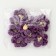 Knitted flower, set 10 pcs., Size 1 pc., 4 × 1.5 cm, purple color