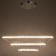 Bayerlux 59913/3 LED 114W 4000K silver 71x71x2-82 cm