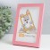 Photo frame Plastic "Watercolor" 10x15 cm, pink