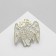 Angel icon anime, white color in gold