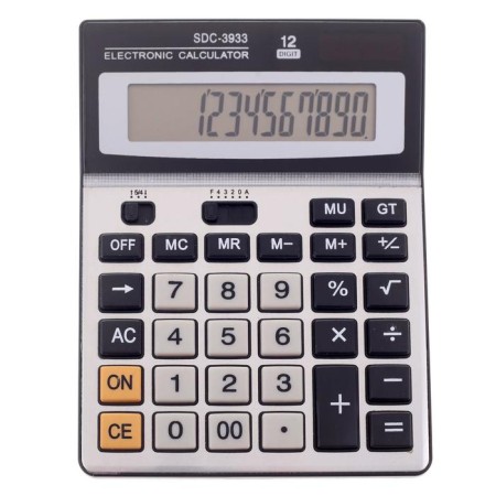 Desktop calculator, 12 - discharge, SDC - 3933