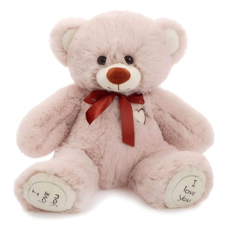 Soft toy "Bear Archie" Latte, 50 cm