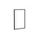 Hinged mirror "Norwood 7", 549 × 32 × 892 mm, chocolate nut color