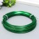 Wire for creativity d 1.5 mm, green steering wheel. 10 m