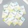 Cardboard "Handwork" set 10 pcs (5 types) 4x6 cm