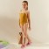Swimsuit Assed children's minku color mustard growth 134-140 cm