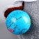 Soft toy "September 1: an owl with a globe", the color is gray