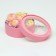 Box - tube 2 in 1, with a transparent lid "Pink", 21 x 7 - 18 x 6 cm