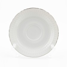 Блюдце Cmielow Sofia «Отводка платина», d=12.5