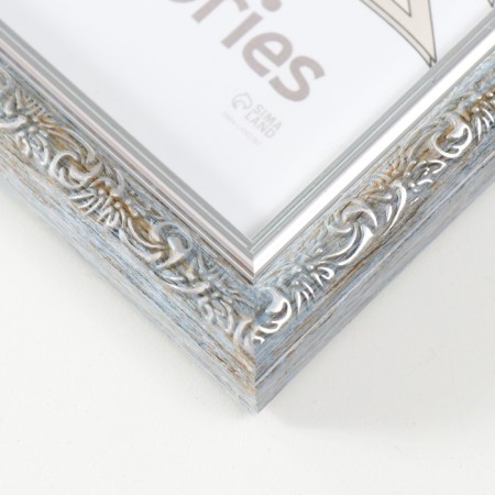 Photo frame Plastic "Vintage" 15x21 cm, frosty silver-2