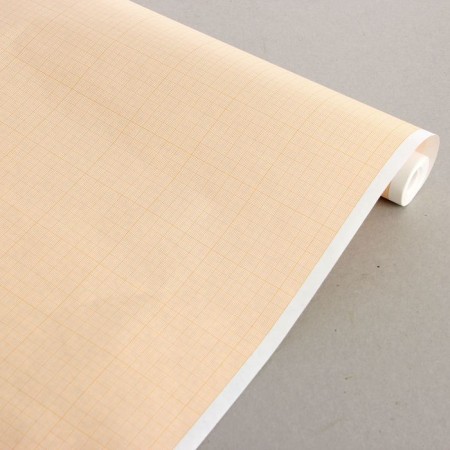 The paper is large-scale-coordinate, width 640 mm, in a roll 10 meters, 40 g/m², orange