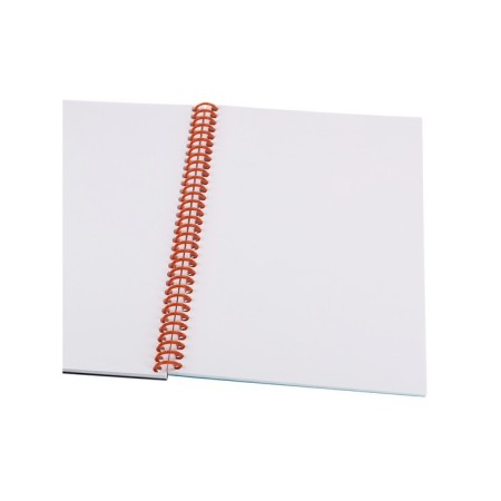 A5 sketchbook, 80 sheets on the crest "Paris", solid cover, matte lamination, linen, block 60 g/m2-2