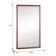 Mirror hinged Artemis, 465x25x770, medium brown
