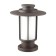 Street lamp for MITO, 1x18W, E27, IP54, brown color