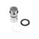 Accoona A96205 sink mixer, single -legged, stainless steel, with a nut, chrome