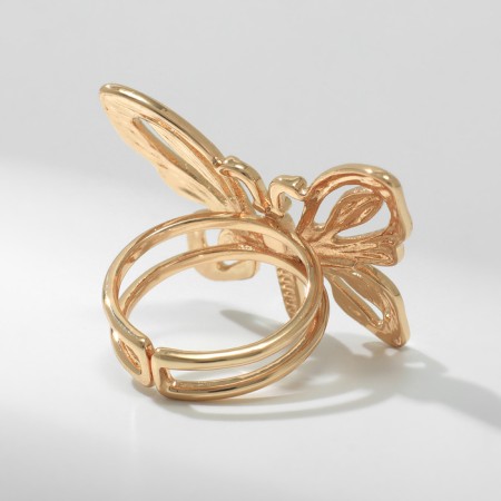 Ring Metal "Butterfly" contour, color gold, dimensionless-2