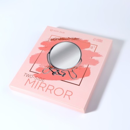 Desktop mirror - suspended “circle”, bilateral, with an increase, D mirror surface 14.5 cm, green color-3