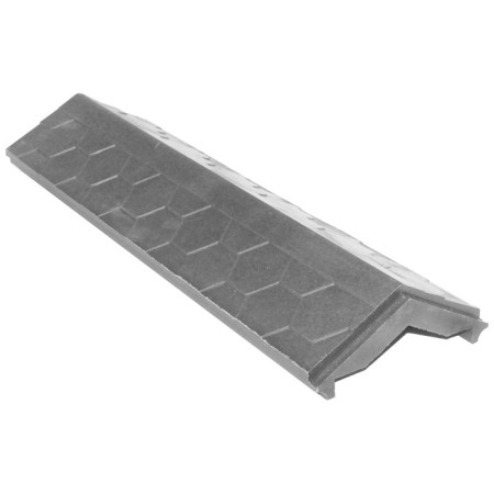 PPK parapet for a fence span of 0.5 brick, 50 × 13 × 1.5 cm, graphite, “flexible tile”
