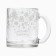 New Year. Snowflake mug, 300 ml
