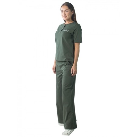 Women's costume, size 44, khaki color-3