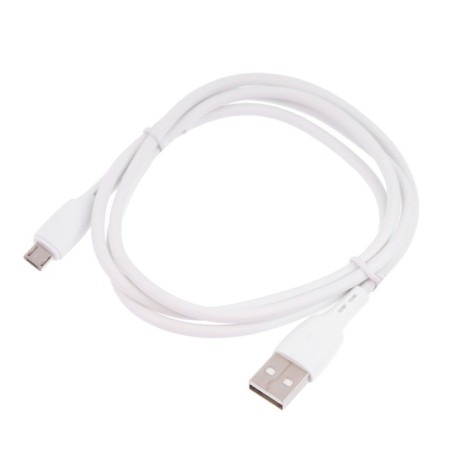 CARMEGA CAR-C -MIC1M-WH, microUSB-USB, 2.4 A, 1 m, white-2