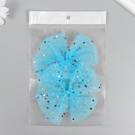 Decor for creativity "Bant from Thatina" Blue, 9 cm (set 2 pcs)-2